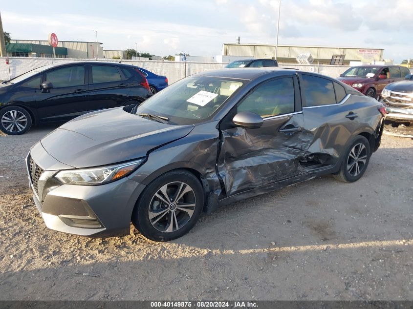 2020 Nissan Sentra Sv VIN: 3N1AB8CVXLY213667 Lot: 40149875