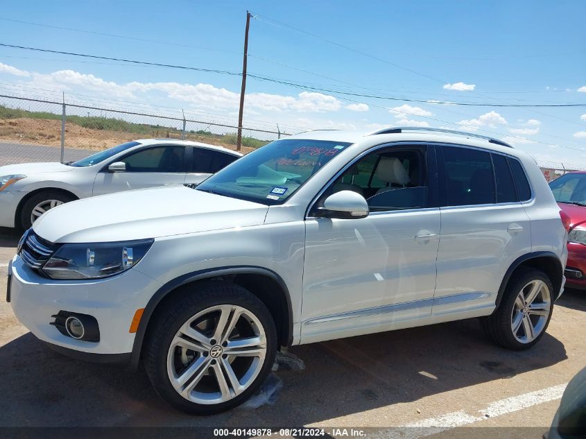 2016 Volkswagen Tiguan S/Se/Sel/R-Line VIN: WVGAV7AX9GW087281 Lot: 40149878