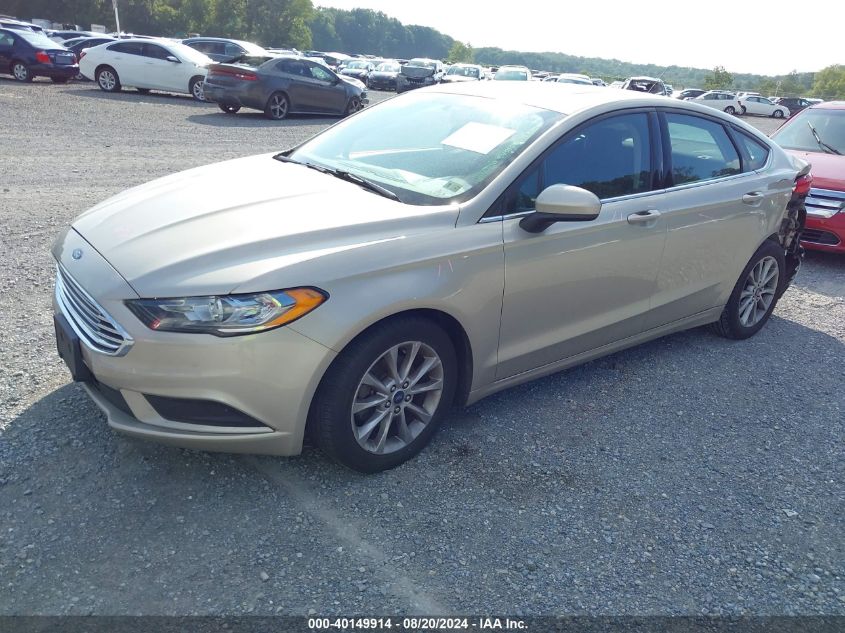 2017 FORD FUSION SE - 3FA6P0HD6HR193723