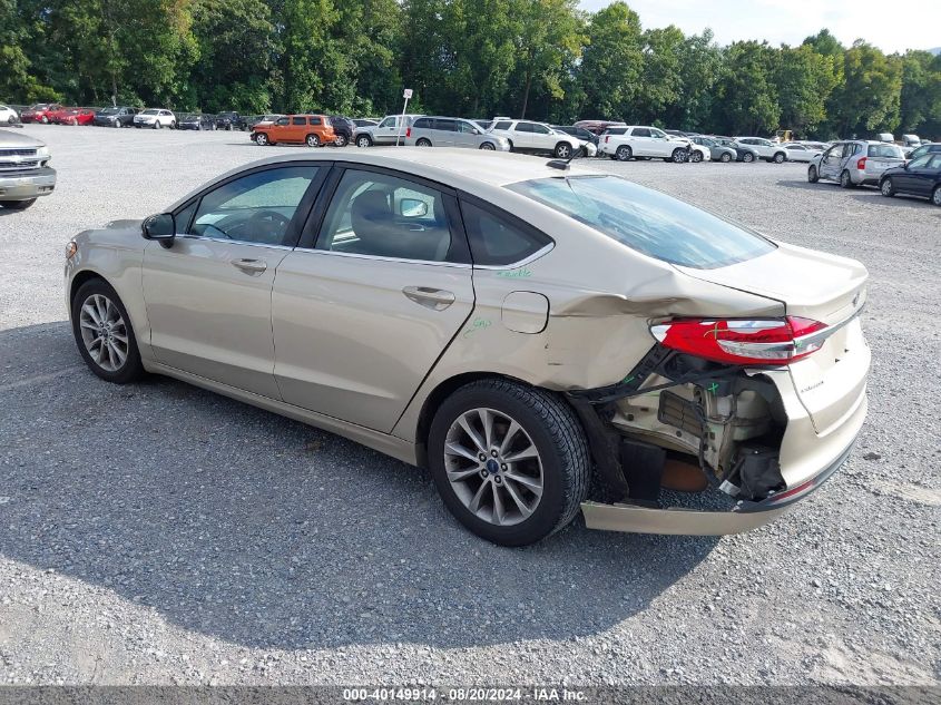 2017 FORD FUSION SE - 3FA6P0HD6HR193723