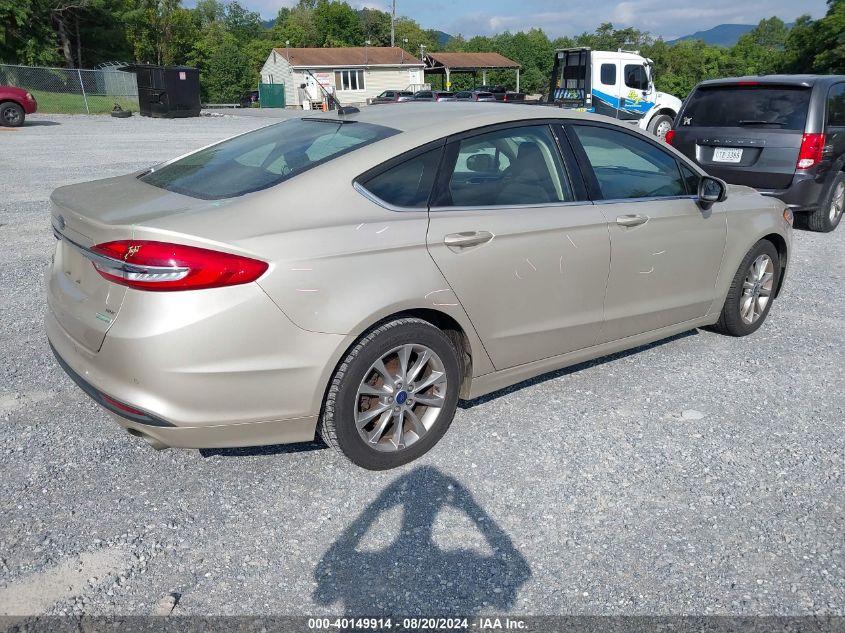 2017 FORD FUSION SE - 3FA6P0HD6HR193723