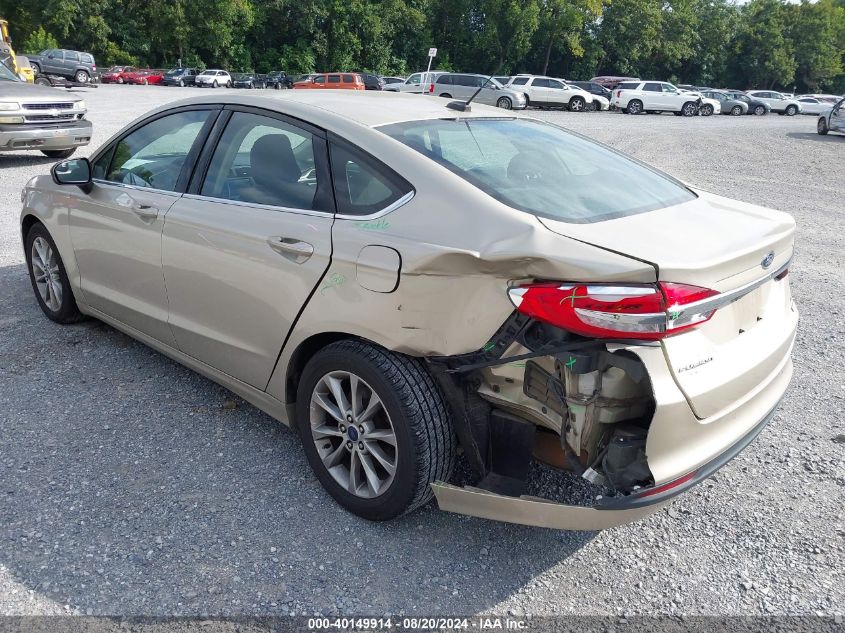 2017 FORD FUSION SE - 3FA6P0HD6HR193723