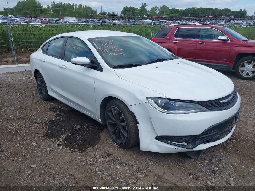 2015 Chrysler 200 S VIN: 1C3CCCBB2FN626573 Lot: 40149971