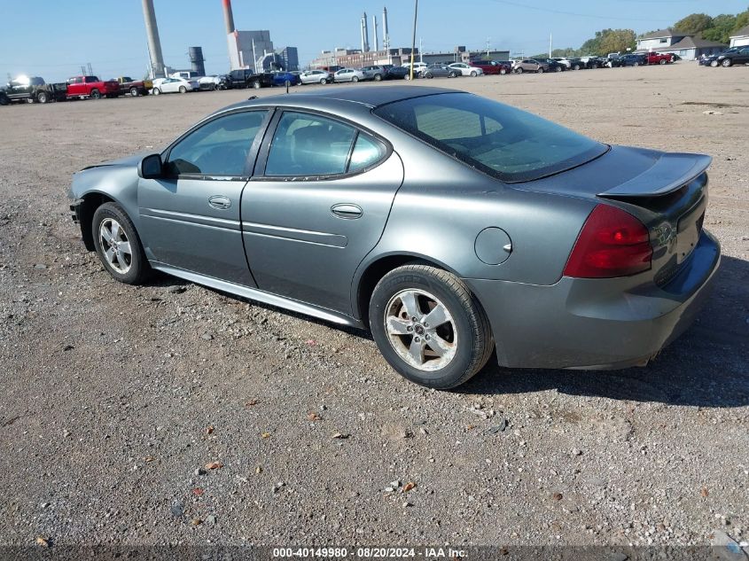 2005 Pontiac Grand Prix Gt VIN: 2G2WS522351163046 Lot: 40149980