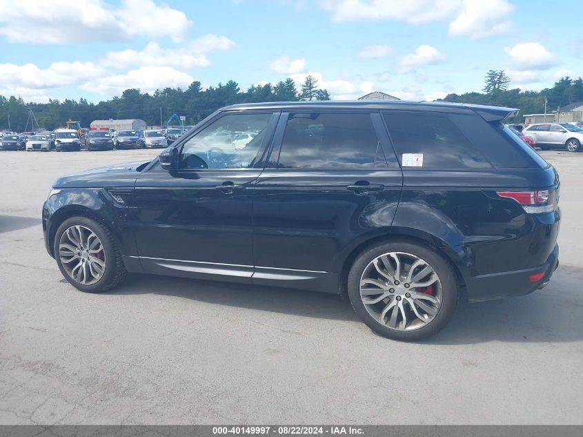 2016 Land Rover Range Rover Sport 5.0L V8 Supercharged/5.0L V8 Supercharged Dynamic VIN: SALWR2EF7GA561379 Lot: 40149997