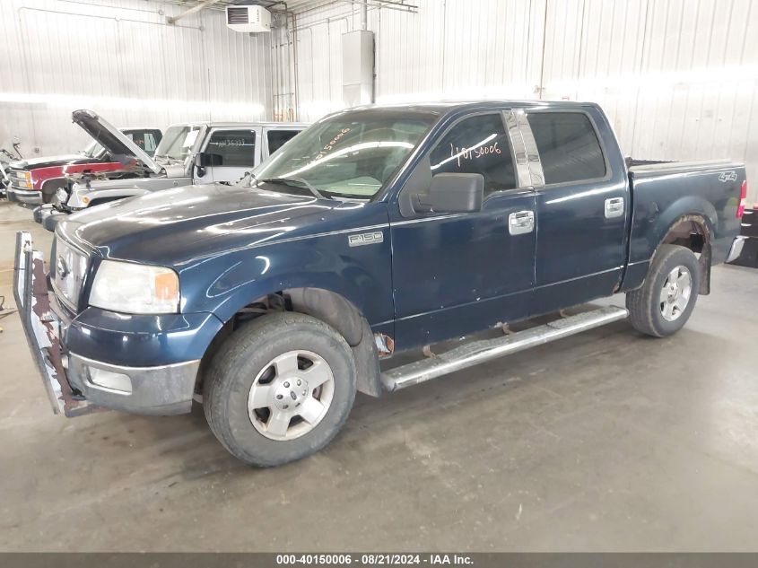 2004 Ford F-150 Supercrew VIN: 1FTPW14584KC52744 Lot: 40150006