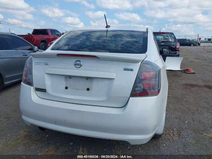 2012 Nissan Sentra 2.0/2.0S/Sr/2.0Sl VIN: 3N1AB6AP3CL738866 Lot: 40150036