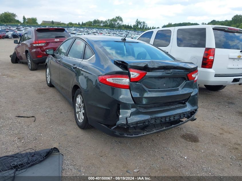 2015 Ford Fusion S VIN: 3FA6P0G74FR235637 Lot: 40150067