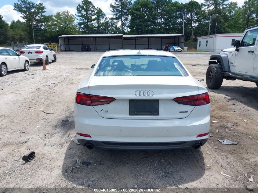 2019 Audi A5 45 Premium VIN: WAUTNAF54KA036730 Lot: 40150093