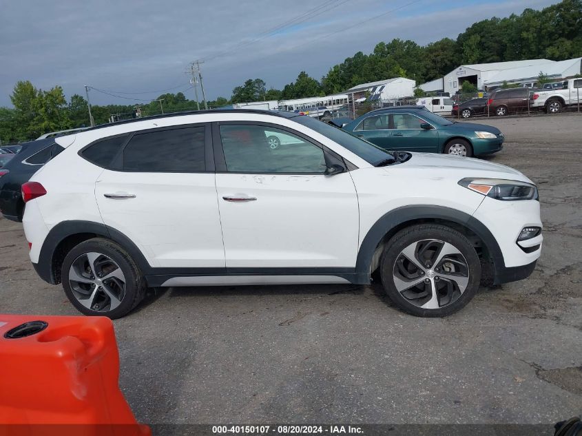 2017 Hyundai Tucson Limited/Sport And Eco/Se VIN: KM8J33A20HU432780 Lot: 40150107