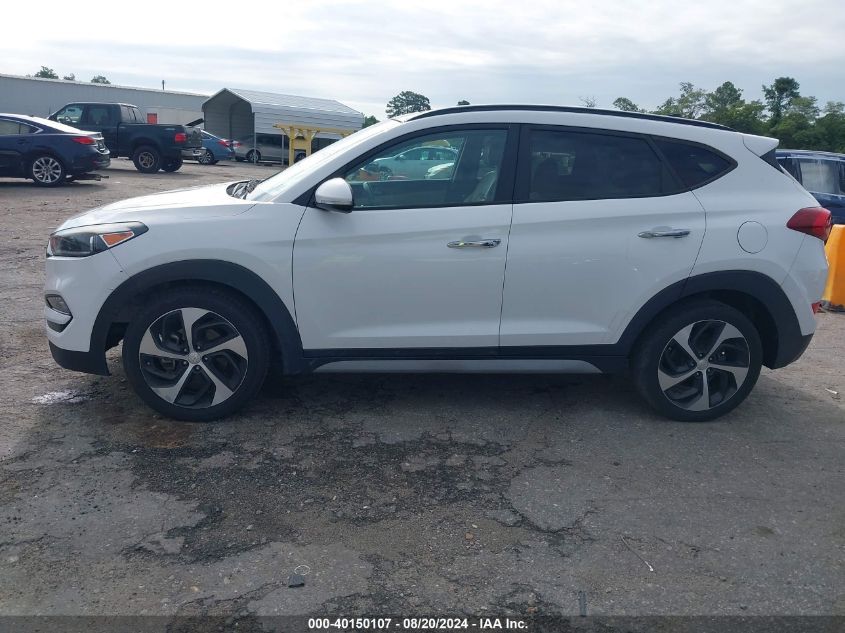 2017 Hyundai Tucson Limited/Sport And Eco/Se VIN: KM8J33A20HU432780 Lot: 40150107