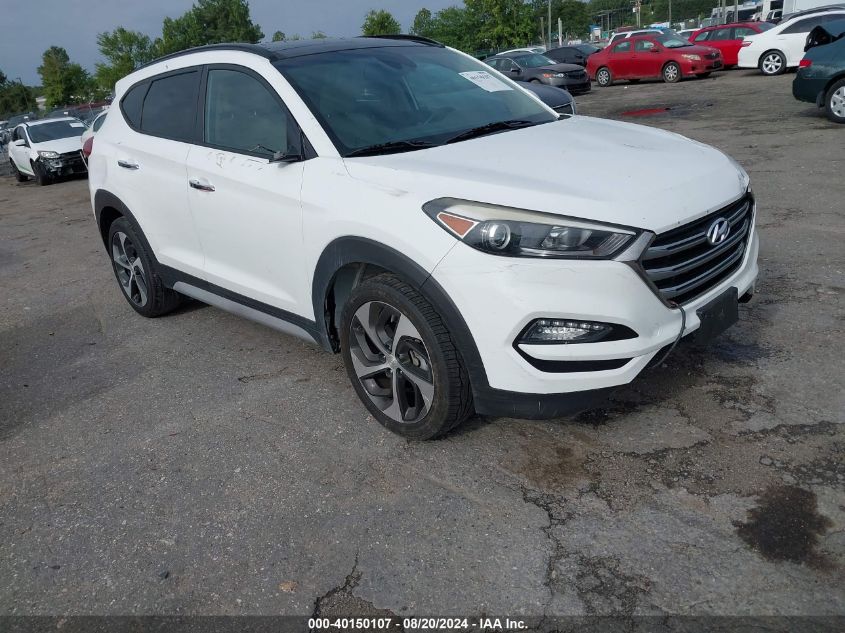 2017 Hyundai Tucson Limited/Sport And Eco/Se VIN: KM8J33A20HU432780 Lot: 40150107