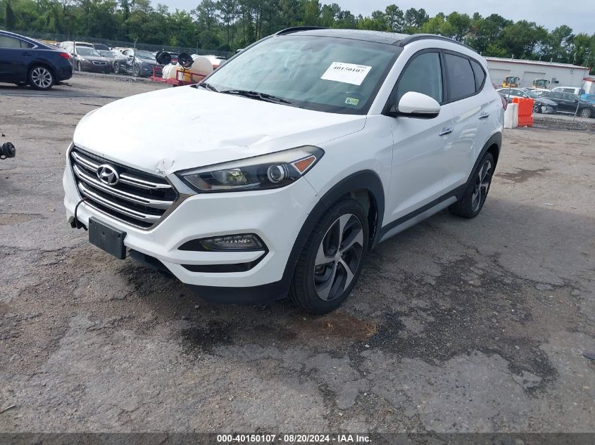 2017 Hyundai Tucson Limited/Sport And Eco/Se VIN: KM8J33A20HU432780 Lot: 40150107