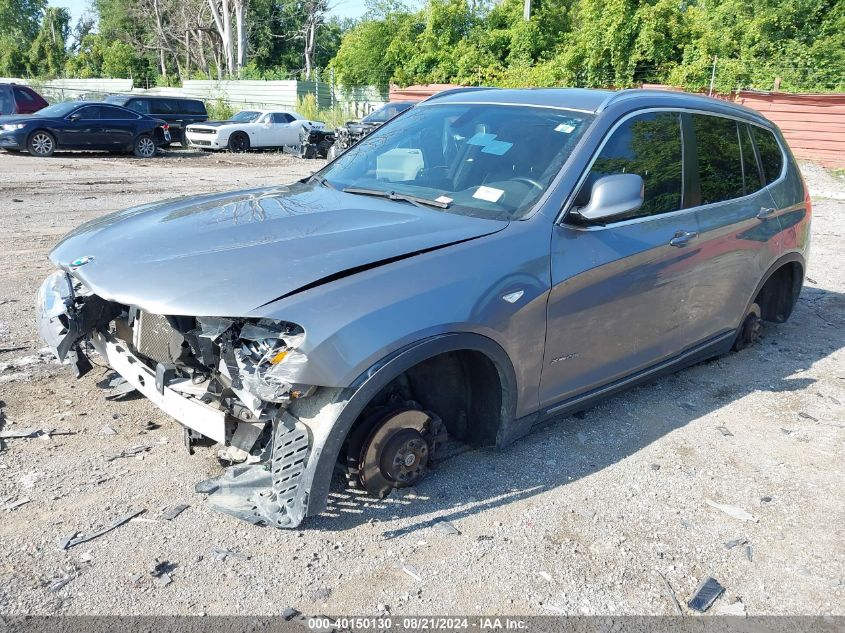 2013 BMW X3 xDrive28I VIN: 5UXWX9C58D0A28508 Lot: 40150130