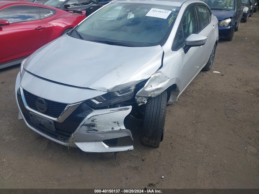 2021 Nissan Versa Sv Xtronic Cvt VIN: 3N1CN8EV0ML887855 Lot: 40150137