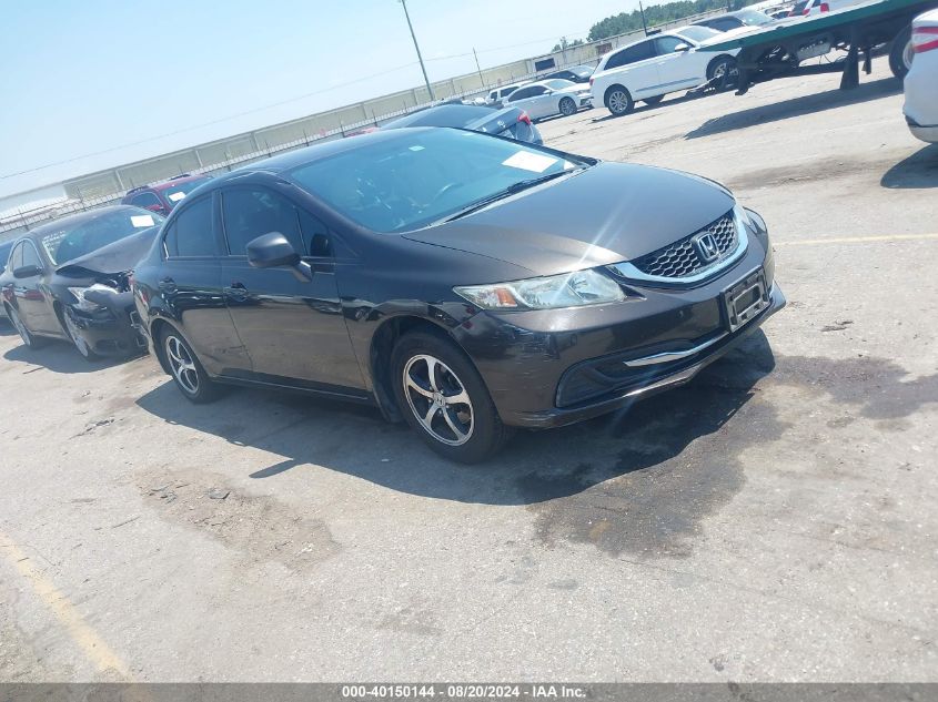 2013 Honda Civic Lx VIN: 2HGFB2F58DH551492 Lot: 40150144