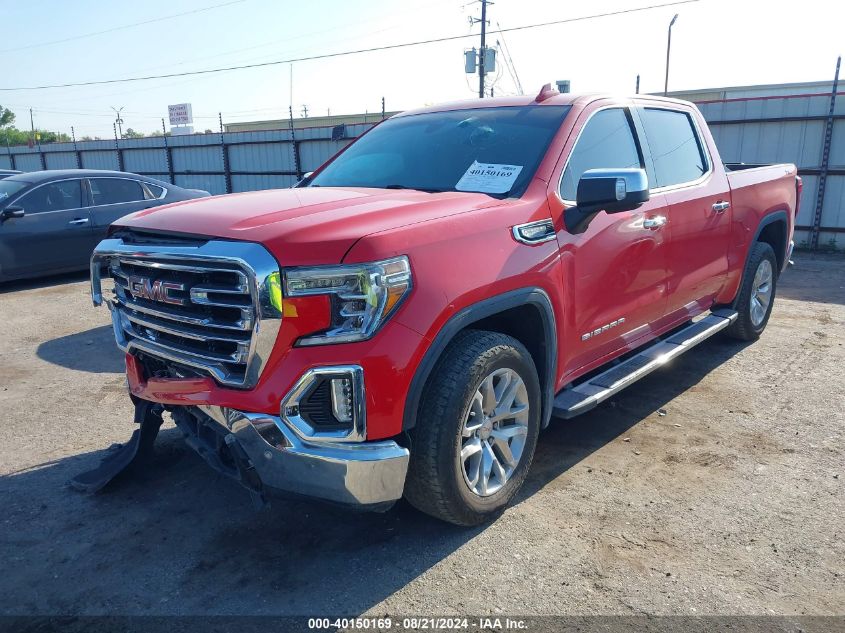 2019 GMC Sierra 1500 K1500 Slt VIN: 3GTU9DED2KG274681 Lot: 40150169