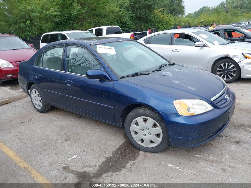 2001 Honda Civic Ex VIN: JHMES26791S003743 Lot: 40150192