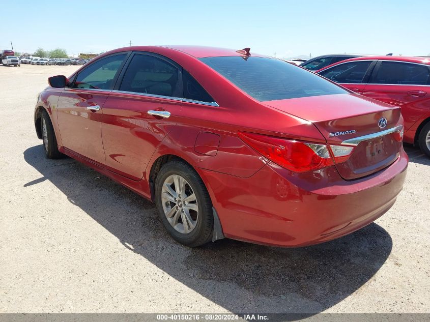 2013 Hyundai Sonata Gls VIN: 5NPEB4AC5DH748381 Lot: 40150216