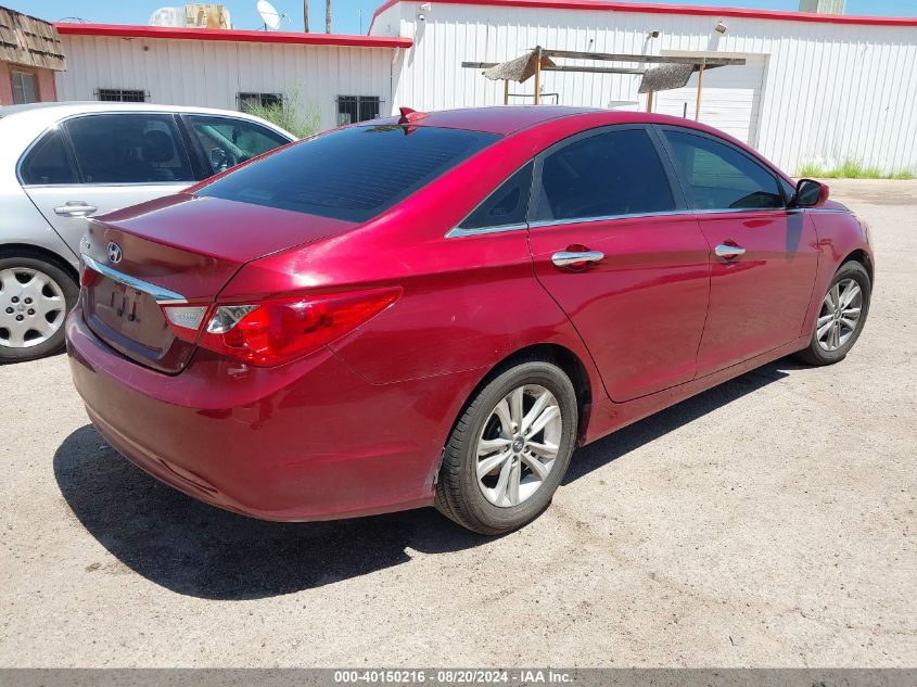 2013 Hyundai Sonata Gls VIN: 5NPEB4AC5DH748381 Lot: 40150216