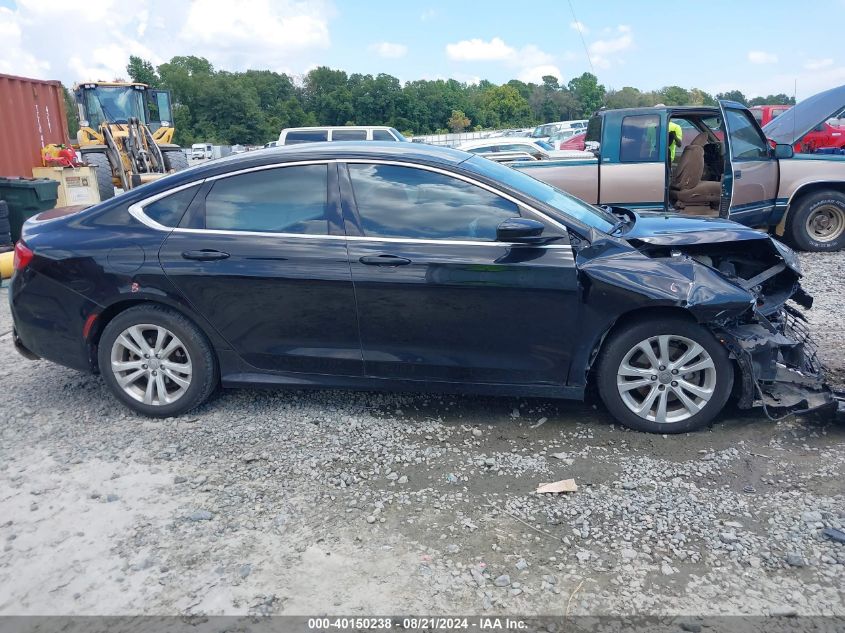 2015 Chrysler 200 Limited VIN: 1C3CCCAB7FN668254 Lot: 40150238