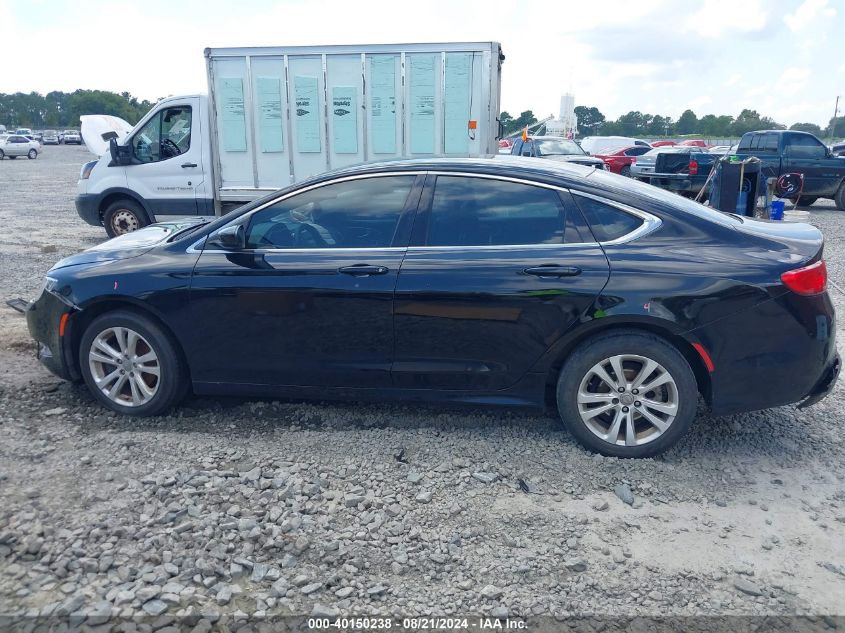 2015 Chrysler 200 Limited VIN: 1C3CCCAB7FN668254 Lot: 40150238