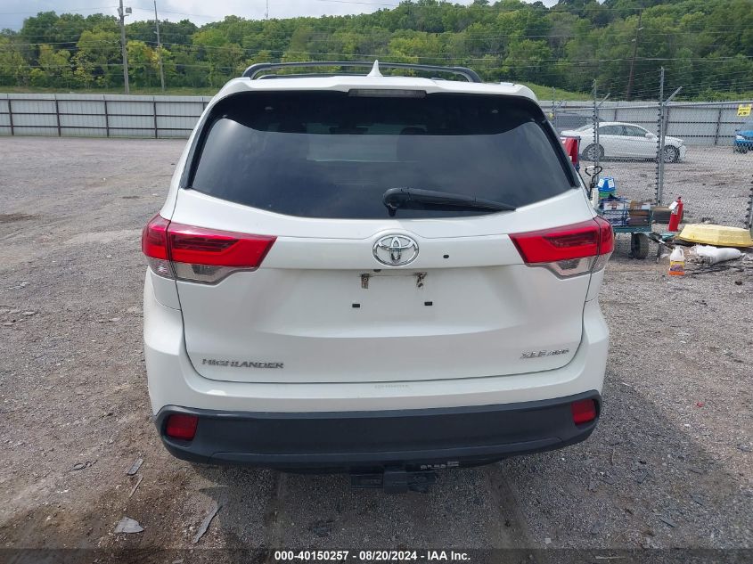 2017 Toyota Highlander Xle VIN: 5TDJZRFH9HS517771 Lot: 40150257