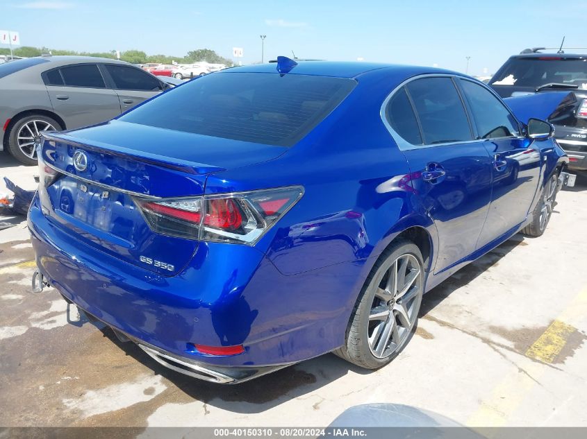 2018 Lexus Gs 350 F Sport VIN: JTHBZ1BLXJA016020 Lot: 40150310