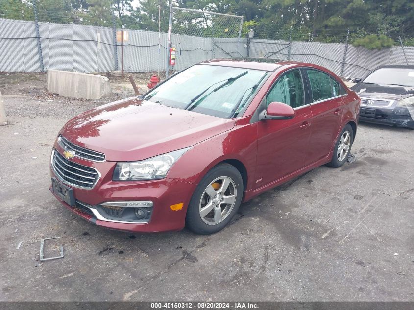 2015 Chevrolet Cruze 1Lt Auto VIN: 1G1PC5SBXF7153821 Lot: 40150312