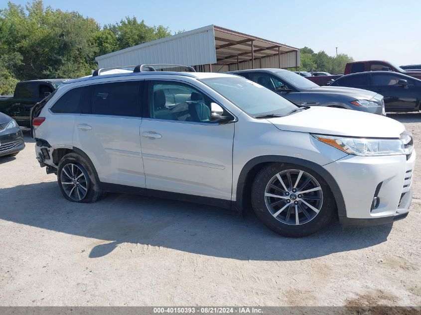 2019 Toyota Highlander Xle VIN: 5TDJZRFH2KS580072 Lot: 40150393