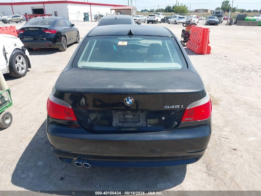 2004 BMW 545I VIN: WBANB33584B111346 Lot: 40150434