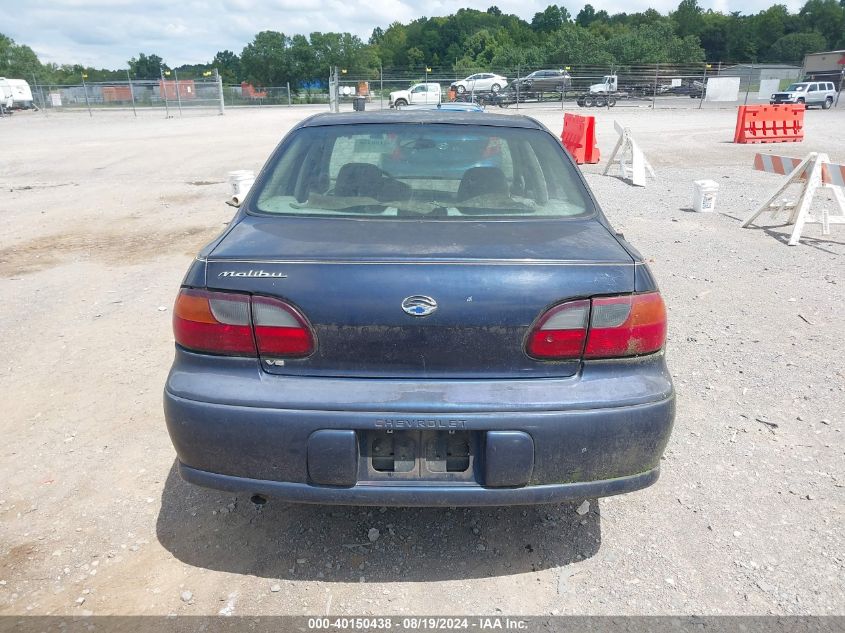 2001 Chevrolet Malibu VIN: 1G1ND52J016119221 Lot: 40150438