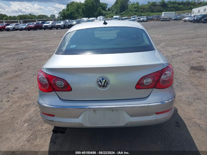 2009 Volkswagen Cc Luxury VIN: WVWHL73C29E510942 Lot: 40150456