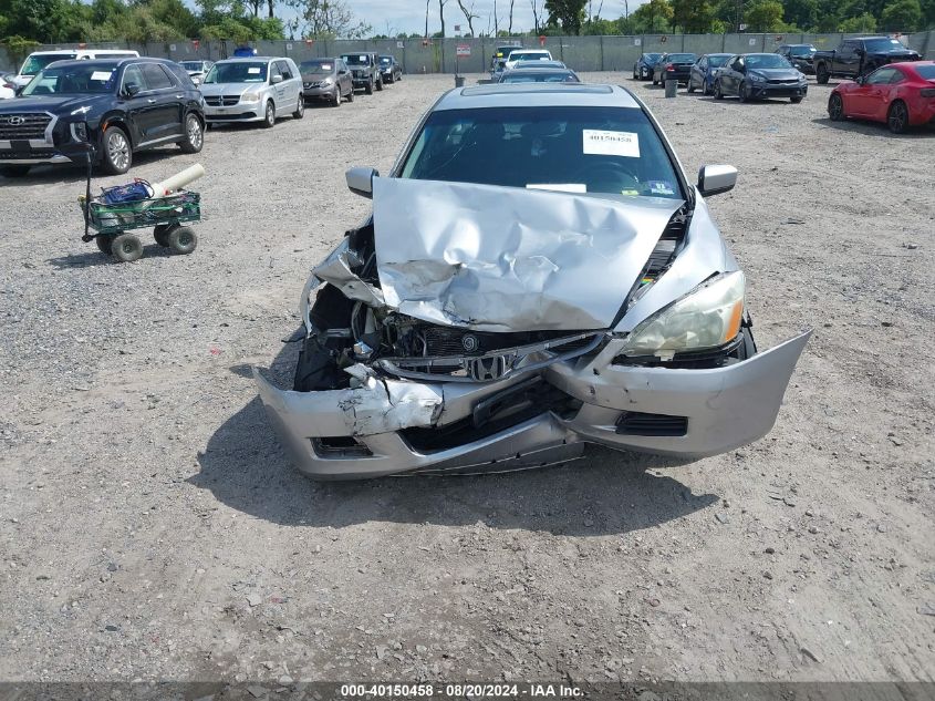 2007 Honda Accord 2.4 Ex VIN: 1HGCM55747A113654 Lot: 40150458