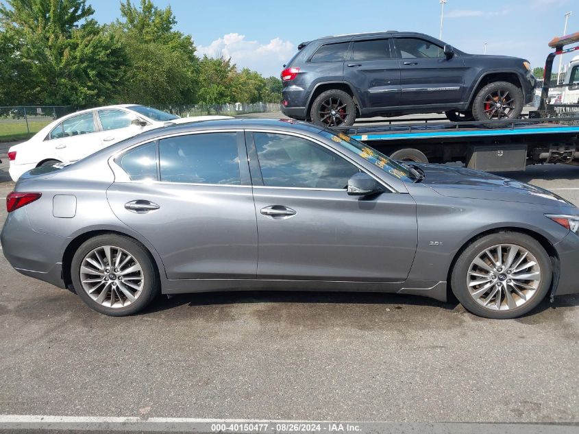 2018 Infiniti Q50 3.0T Luxe VIN: JN1EV7AR2JM610430 Lot: 40150477