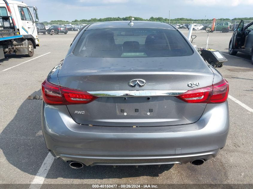 2018 Infiniti Q50 3.0T Luxe VIN: JN1EV7AR2JM610430 Lot: 40150477