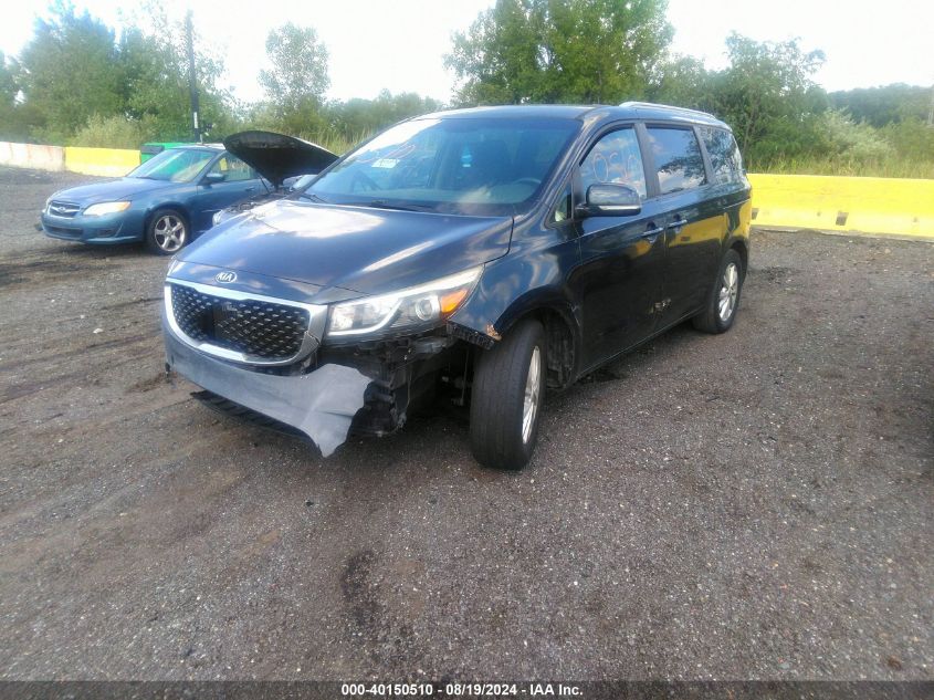 KNDMB5C19F6039687 2015 KIA SEDONA - Image 2