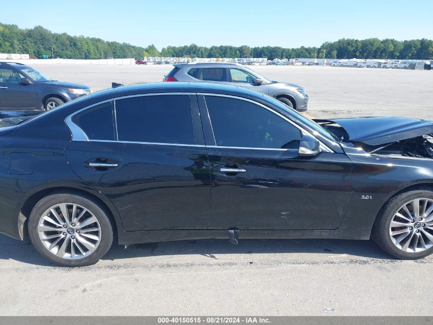 2019 Infiniti Q50 3.0T Luxe VIN: JN1EV7AR9KM551068 Lot: 40150515