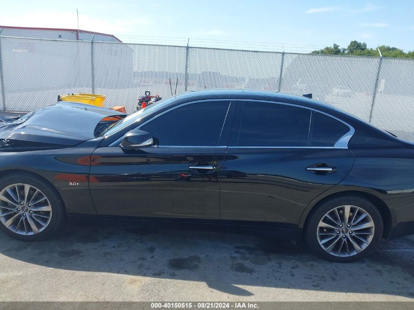 2019 Infiniti Q50 3.0T Luxe VIN: JN1EV7AR9KM551068 Lot: 40150515