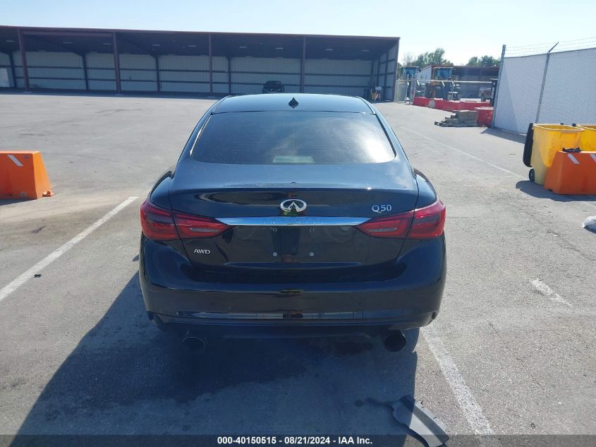 2019 Infiniti Q50 3.0T Luxe VIN: JN1EV7AR9KM551068 Lot: 40150515