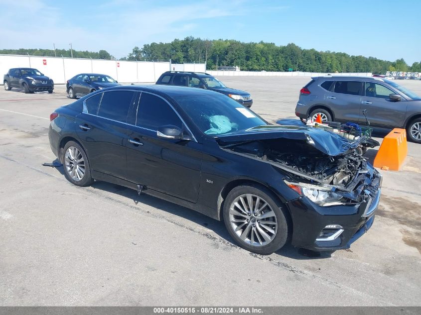 2019 Infiniti Q50 3.0T Luxe VIN: JN1EV7AR9KM551068 Lot: 40150515