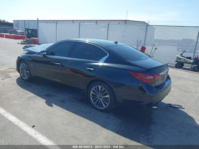 2019 Infiniti Q50 3.0T Luxe VIN: JN1EV7AR9KM551068 Lot: 40150515