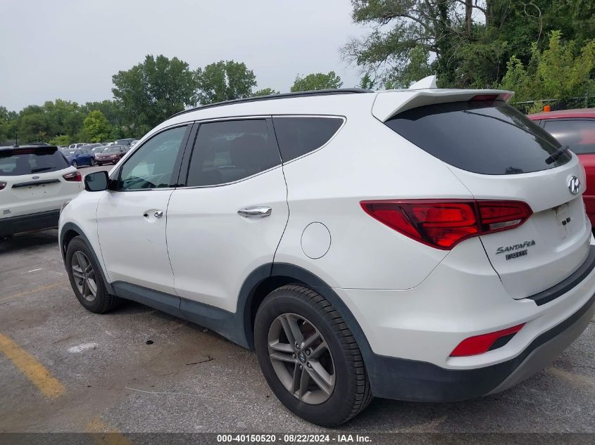 2017 Hyundai Santa Fe Sport 2.4L VIN: 5XYZUDLB4HG409205 Lot: 40150520