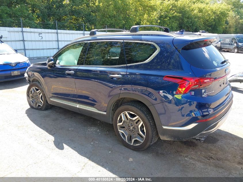 2022 Hyundai Santa Fe Limited VIN: 5NMS4DAL8NH406189 Lot: 40150524