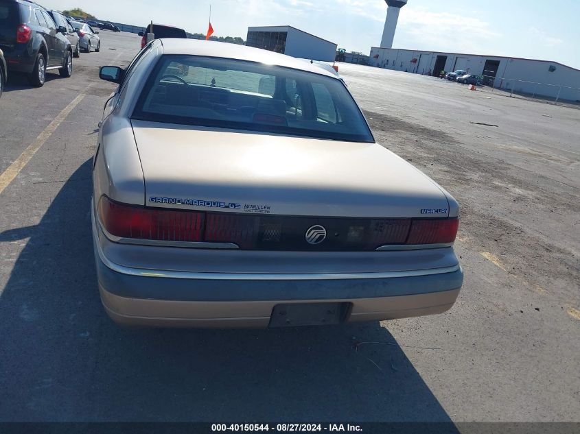 1992 Mercury Grand Marquis Gs VIN: 2MECM74W4NX609141 Lot: 40150544