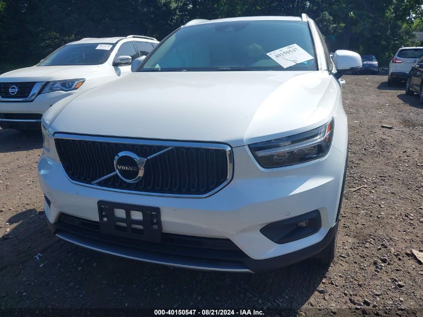 2021 Volvo Xc40 T5 Momentum VIN: YV4162UK7M2431954 Lot: 40150547