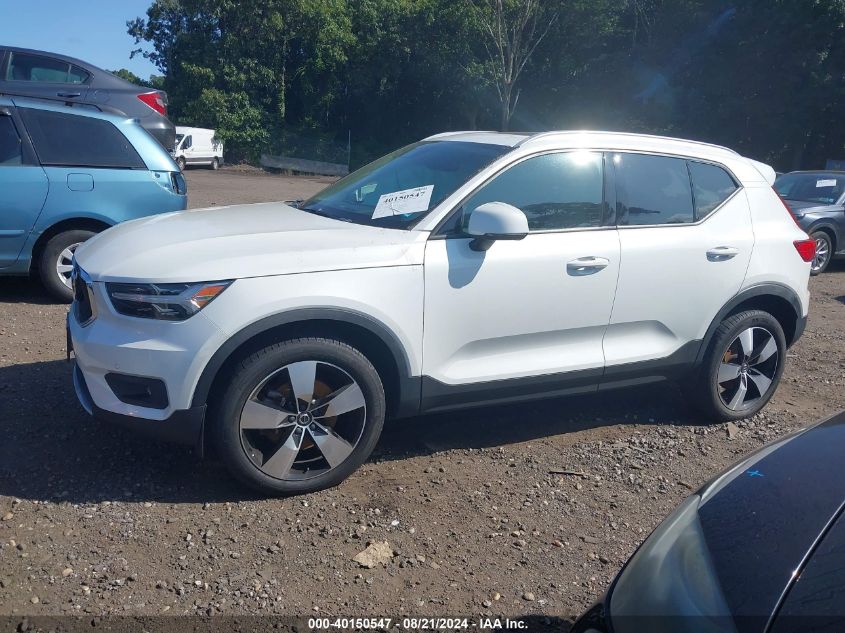 2021 Volvo Xc40 T5 Momentum VIN: YV4162UK7M2431954 Lot: 40150547