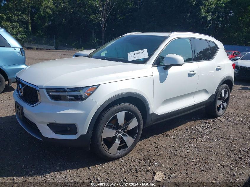 2021 Volvo Xc40 T5 Momentum VIN: YV4162UK7M2431954 Lot: 40150547