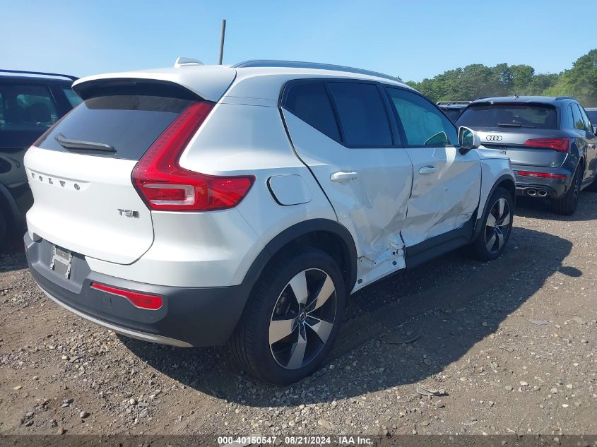 2021 Volvo Xc40 T5 Momentum VIN: YV4162UK7M2431954 Lot: 40150547