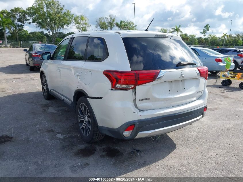 2016 Mitsubishi Outlander Se VIN: JA4AD3A39GZ056862 Lot: 40150552